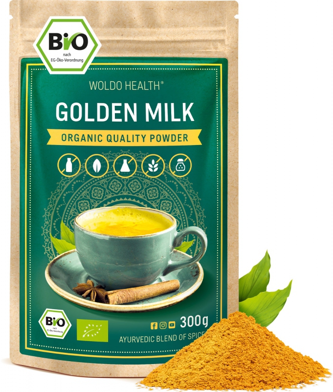 Doplňková Výživa - BIO Zlaté mléko (Woldo Health) 300g