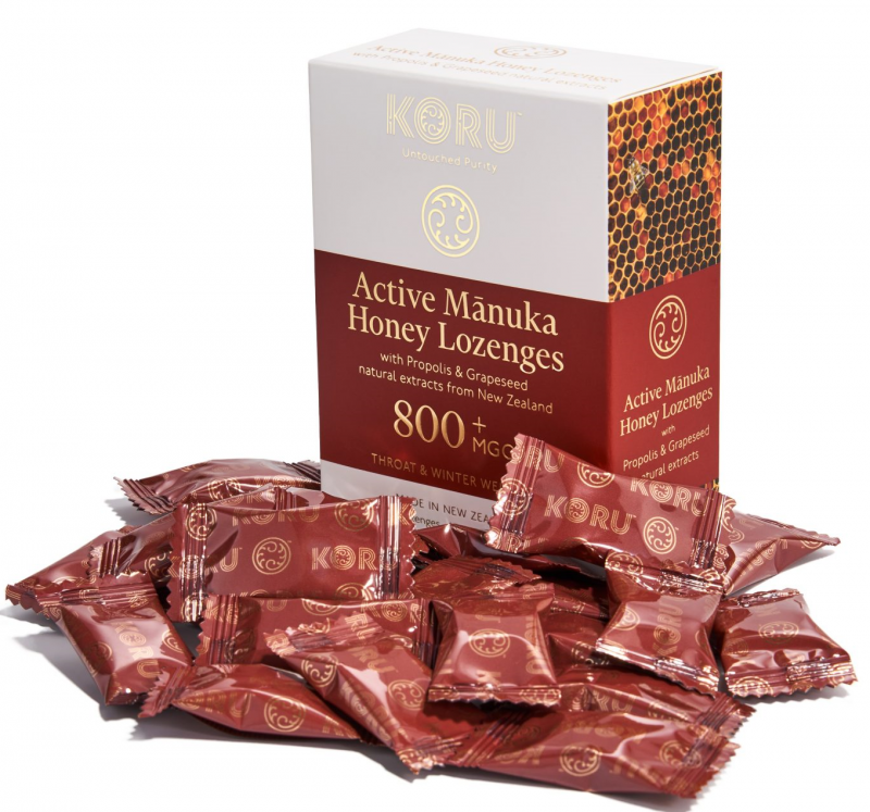 Doplňková Výživa - KORU Manuka Pastilky (MGO 800+) 24ks (67g)