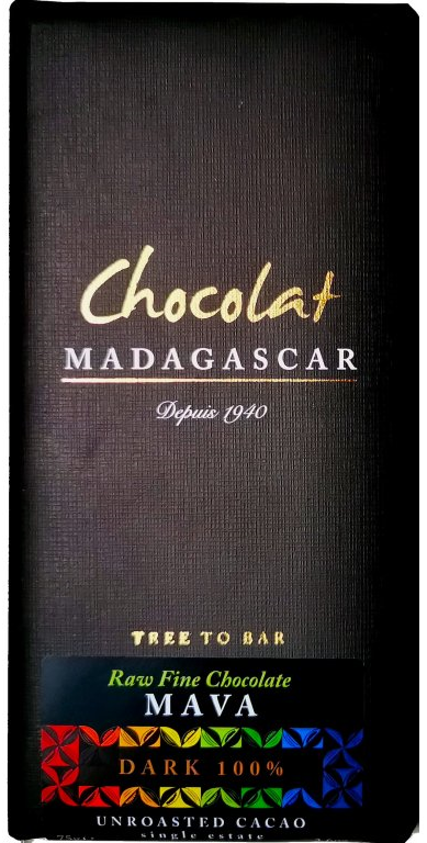 Světová Čokoláda - 100% RAW Chocolat Madagascar MAVA (bez přísad) 75g