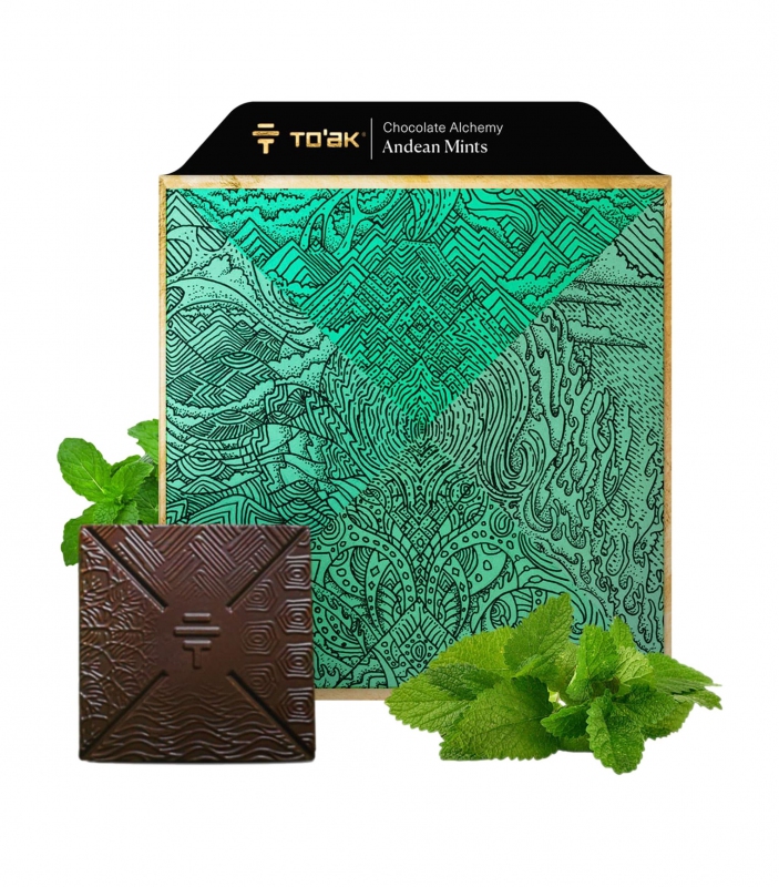 Světová TOP Čokoláda - Andean Mints - To’ak Alchemy 56g (4x14g)