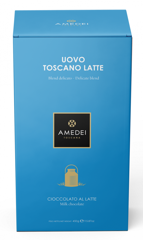 Světová TOP Čokoláda - Toscano Brown latte EGG - Amedei 80/450g