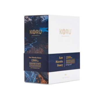KORU RAW Manuka (MGO od 300+ do 1959+) 250g