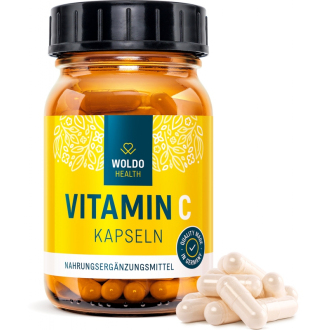 Přírodní Vitamin C (acerola extrakt) Woldo 120 kapslí
