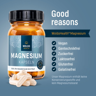 Hořčík Tri-Magnesium dicitrát Woldo 120 kapslí