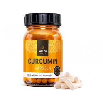 Curcumin s piperinem Woldo Health 120 kapslí