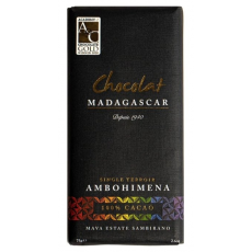100% Chocolat Madagascar AMBOHIMENA (bez přísad) 75g