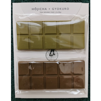 Hojicha + Gyokuro (čajová dvoj-tabulka) Naive 2x28g