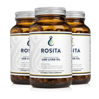 ROSITA Morrhuae Oleum EVCLO (extra panenský olej z tresčích jater) kapsle