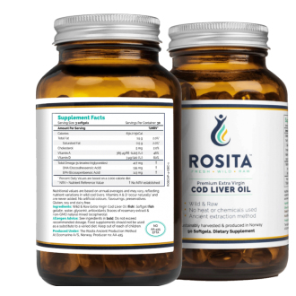 ROSITA Morrhuae Oleum EVCLO (extra panenský olej z tresčích jater) kapsle