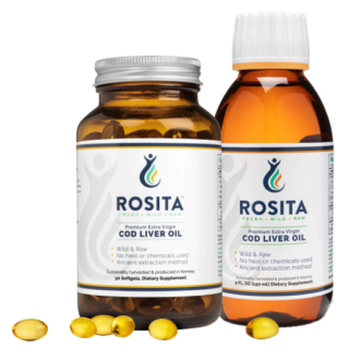 ROSITA Morrhuae Oleum EVCLO (extra panenský olej z tresčích jater) kapsle