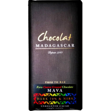 70% RAW Chocolat Madagascar MAVA (s drcenými boby) 75g