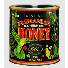 RAW Tasmanian LEATHERWOOD wild honey 350g