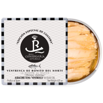 Bílý tuňák Albacore COSTERA (100% břišní část v olivovém oleji) - Realconservera 115g