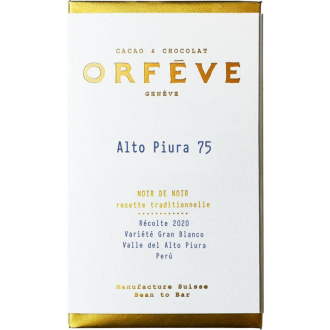 75% ALTO PIURA (Peru) ORFÉVE 70g