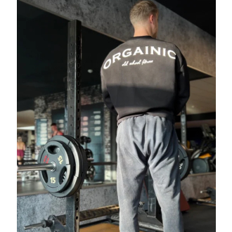 Oversize Oldschool fitness mikina - ORGAINIC