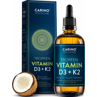 Vitamíny D3 + K2 v MCT (kapky) 50ml/1800 kapek