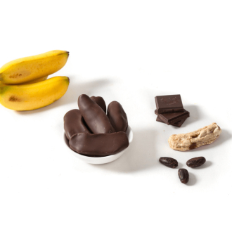 BIO sušené RAW baby banánky v čokoládě Naturkostbar (Swiss) 150g (CZ-BIO-002)