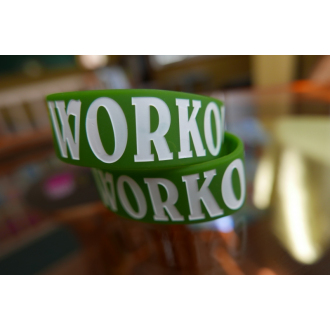 Raw Workout Náramek (zeleno-žluto-bílá)