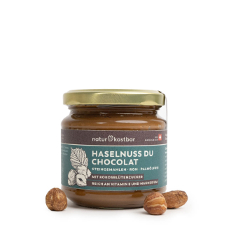 BIO RAW lísko-oříškový čokoládový krém Naturkostbar (Swiss) (CZ-BIO-002)