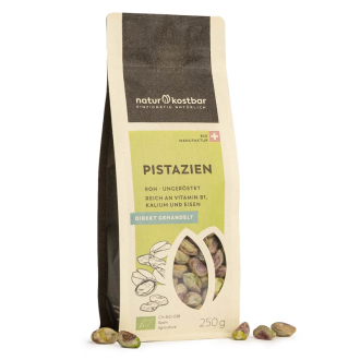 BIO RAW Pistácie Naturkostbar (Swiss) 250g (CZ-BIO-002)