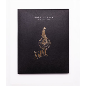 DARK Donkey (75% Oslí darkmilk bez cukru) - Naive 50g