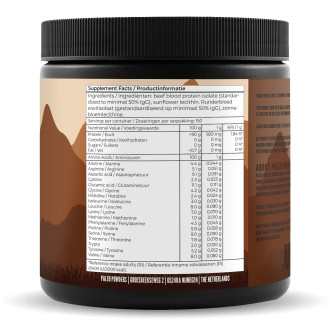 Beef Blood protein isolate (grass-fed) Paleo powders 150g