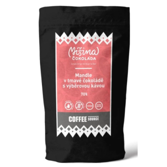 Mandle v tmavé Míšině čokoládě s kávou (Uganda) 65g