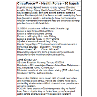 CircuForce™ Brain Power - Health Force 90 kapslí