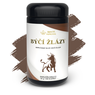 RAW Býčí žlázy (hovězí varlata) 80/240 kapslí (ČR) - AF