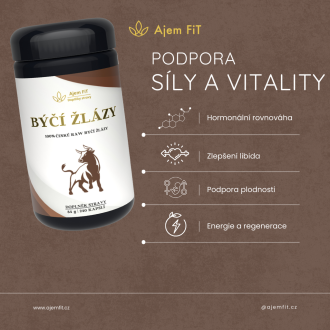 RAW Býčí žlázy (hovězí varlata) 80/240 kapslí (ČR) - AF
