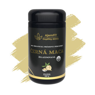 ORGANIC Prémiová Černá Maca AF (Peru) 300g (prášek extrakt 4:1)