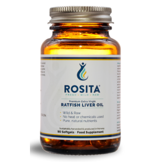 ROSITA Ratfish Liver Oil (Viking Chimaera Monstrosa Oleum) - 90 kapslí