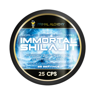 IMMORTAL SHILAJIT CAPSULES (Raw Freeze-dried) - Primal Alchemy