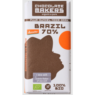 BIO DEMETER 70% BRAZIL sea salt 80g (CZ-BIO-002)