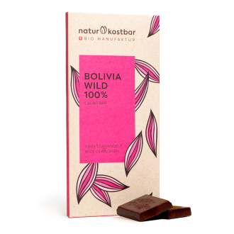 BIO 100% BOLIVIA WILD Naturkostbar (bez přísad) 50g (CZ-BIO-002)