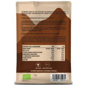 BIO RAW BILTONG BEEF CUTS (EU/hovězí) Paleo powders - 30g CZ-BIO-002