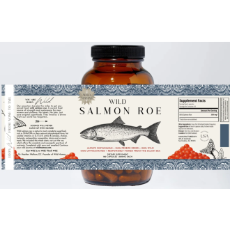 Divoké lososí jikry (Aljaška) - Wild Mamas 180 kapslí