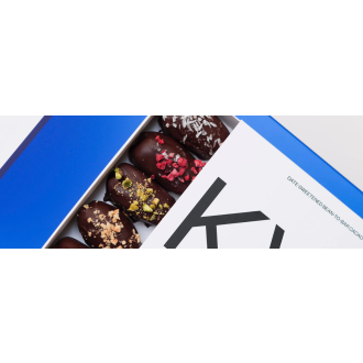 6 medjool datlí ve 100% čokoládě a plněných ořechy - KAICAO 160g