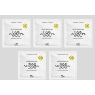 FOCUS - 92% Ceremoniální kakao + lví hříva, cordyceps a koření - KAICAO 5 porcí