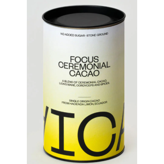 FOCUS - 92% Ceremoniální kakao + lví hříva, cordyceps a koření - KAICAO 200g
