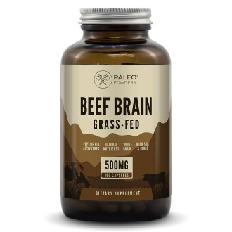 Hovězí mozek (grass-fed beef brain) 180 kapslí - PALEO POWDERS