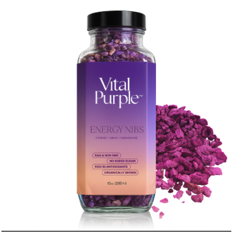 Fialové raw kakaové boby drcené - Vital Purple™ 283g