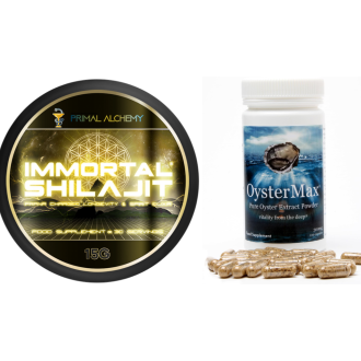 AKČNÍ KOMBO IMMORTAL SHILAJIT 15g + OYSTERMAXX 120 kapslí