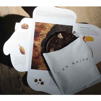 Chléb a máslo (50% darkmilk čokoláda) Naive 50g