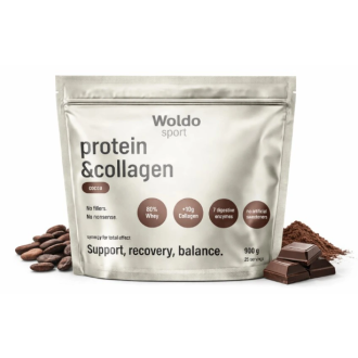 Protein & Kolagen WOLDOHEALTH 900g (4 příchutě)