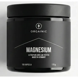 Orgainic Magnesium (Hořčík chelát) 180 kapslí