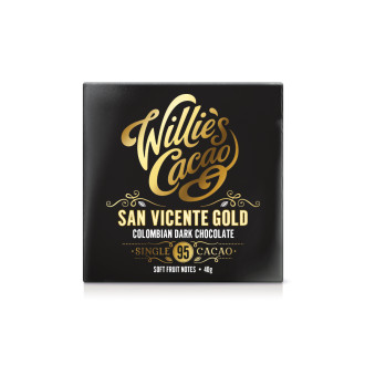 95% San Vicente Gold (Kolumbie) Willie´s cacao 40g