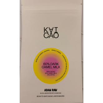 60% tmavá velbloudí mléčná čokoláda (darkmilk bez cukru) - KAICAO 70g