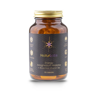 Hořčík energy malát + bioaktivní vitamin B6 - 90 kapslí