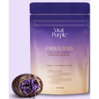 Fialové raw kakaové boby v čokoládě (Energy bites) - Vital Purple™ 170g
